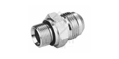 JIC外螺紋74&deg;外錐/公制外螺紋膠墊密封