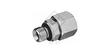 公制螺紋膠墊密封柱端
/公制內螺紋24&deg;錐O形圈密封