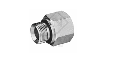 英管外螺紋60&deg;內錐或六角端面用
組合墊密封英管內螺紋ISO 1179