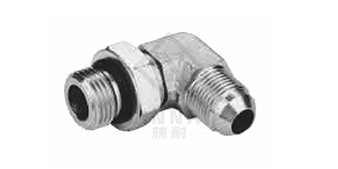 90&deg;彎美制JIC外螺紋74&deg;外錐
/英管外螺紋O形圈