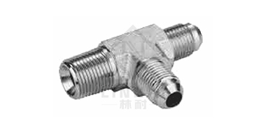 美制JIC外螺紋74&deg;外錐/布錐管外
螺紋主支三通